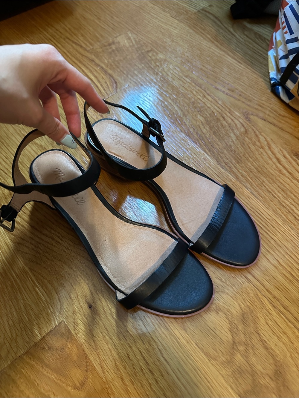 Madewell Classic Black Women's Ankle-Strap Sandals